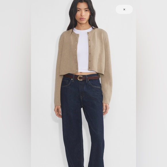Aritzia Sicily Cardigan | Size: XS | Color: Oatmeal - Picture 3 of 5